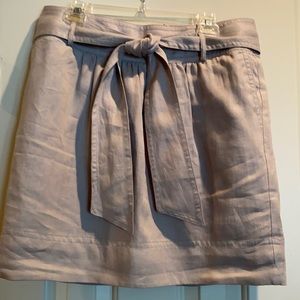 100% Linen skirt with 100% Acetate lining